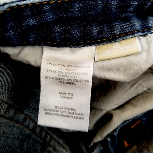 Michael Kors dark wash boot cut jeans size 2 - Picture 6 of 6